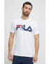 Fila pijamale de bumbac culoarea albastru marin cu imprimeu - Pled.ro