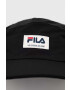 Fila sapca Tangier culoarea negru cu imprimeu - Pled.ro