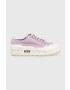 Fila tenisi CITYBLOCK PLATFORM femei culoarea violet - Pled.ro