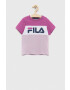 Fila tricou de bumbac pentru copii culoarea violet - Pled.ro