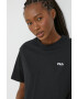 Fila tricou din bumbac culoarea negru - Pled.ro