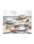 Salt&Pepper Fine Dining & Living set de cești și farfurioare Stone 220 ml (4-pack) - Pled.ro