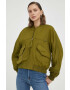 G-Star Raw geaca bomber femei culoarea verde de tranzitie - Pled.ro