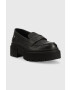 G-Star Raw mocasini de piele Kafey Pfm femei culoarea negru cu toc plat 2311021537.BLK - Pled.ro