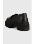 G-Star Raw mocasini de piele Kafey Pfm femei culoarea negru cu toc plat 2311021537.BLK - Pled.ro