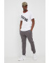 G-Star Raw pantaloni de trening culoarea gri neted - Pled.ro