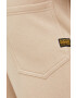 G-Star Raw pantaloni de trening culoarea bej neted - Pled.ro