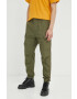 G-Star Raw pantaloni de bumbac culoarea bej drept - Pled.ro