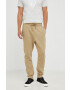 G-Star Raw pantaloni de trening culoarea bej neted - Pled.ro