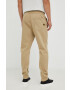 G-Star Raw pantaloni de trening culoarea bej neted - Pled.ro