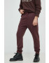 G-Star Raw pantaloni de trening culoarea bordo neted - Pled.ro