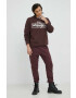 G-Star Raw pantaloni de trening culoarea bordo neted - Pled.ro