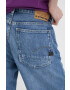 G-Star Raw pantaloni scurti jeans femei neted high waist - Pled.ro