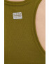 G-Star Raw top din bumbac culoarea verde - Pled.ro