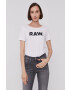 G-Star Raw Tricou femei culoarea alb - Pled.ro