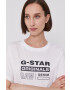 G-Star Raw Tricou femei culoarea alb - Pled.ro