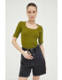 G-Star Raw tricou femei culoarea verde - Pled.ro