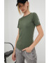 G-Star Raw tricou din bumbac culoarea alb - Pled.ro