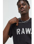 G-Star Raw tricou din bumbac culoarea albastru marin - Pled.ro