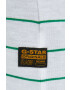 G-Star Raw tricou din bumbac culoarea verde - Pled.ro