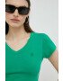 G-Star Raw tricou din bumbac femei culoarea verde - Pled.ro