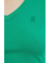 G-Star Raw tricou din bumbac femei culoarea verde - Pled.ro