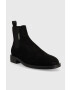 Gant botine din piele intoarsa Brockwill barbati culoarea negru - Pled.ro