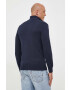 Gant cardigan din bumbac culoarea albastru marin - Pled.ro