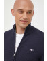 Gant cardigan din bumbac culoarea albastru marin - Pled.ro