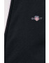 Gant cardigan din bumbac culoarea negru - Pled.ro