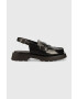 Gant mocasini de piele Bercelly femei culoarea maro cu platforma 26571806.G46 - Pled.ro