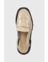 Gant mocasini de piele Bercelly femei culoarea bej cu platforma 26571806.G15 - Pled.ro