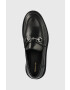 Gant mocasini de piele Jackmote barbati culoarea negru - Pled.ro