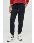 Gant pantaloni de trening culoarea albastru marin neted - Pled.ro