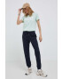 Gant pantaloni de trening culoarea albastru marin neted - Pled.ro