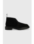 Gant pantofi de piele intoarsa Fairwyn barbati culoarea negru - Pled.ro