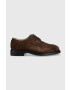 Gant pantofi de piele intoarsa Millbro barbati culoarea maro 25633355.G46 - Pled.ro