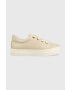 Gant sneakers din piele Avona culoarea bej - Pled.ro