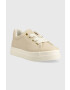 Gant sneakers din piele Avona culoarea bej - Pled.ro