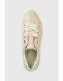 Gant sneakers din piele Avona culoarea bej - Pled.ro