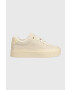 Gant sneakers din piele intoarsă Avona culoarea bej 27533155.G11 - Pled.ro