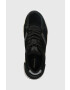 Gant sneakers din piele intoarsă Zupimo culoarea negru 27634234.G00 - Pled.ro