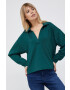 Gap bluza femei culoarea verde neted - Pled.ro