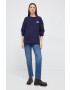 Gap bluza femei culoarea albastru marin cu imprimeu - Pled.ro