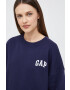 Gap bluza femei culoarea albastru marin cu imprimeu - Pled.ro