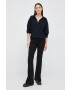 Gap bluza femei culoarea negru neted - Pled.ro