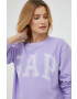 Gap bluza femei culoarea violet cu imprimeu - Pled.ro