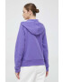 Gap bluza femei culoarea violet cu glugă cu imprimeu - Pled.ro