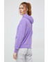 Gap bluza femei culoarea violet cu glugă cu imprimeu - Pled.ro