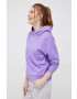 Gap bluza femei culoarea violet cu glugă cu imprimeu - Pled.ro